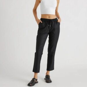 Quince Black Ankle Pants